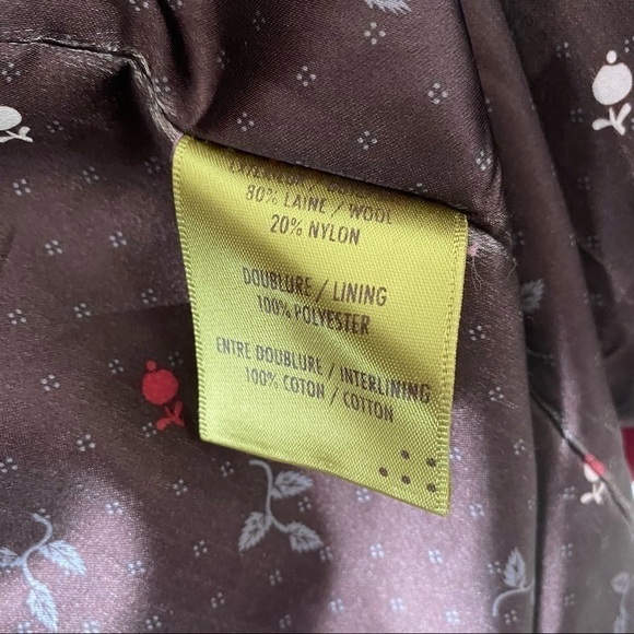 Soia & Kyo-Lipstick Red Ribbed Wool Blend Jacket - Picture 15 of 16